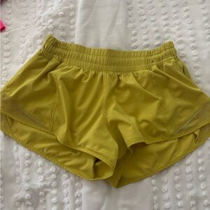 Yellow Hotty Hot shorts 2.5in